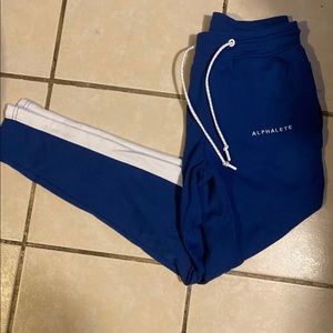 Alphalete striped joggers